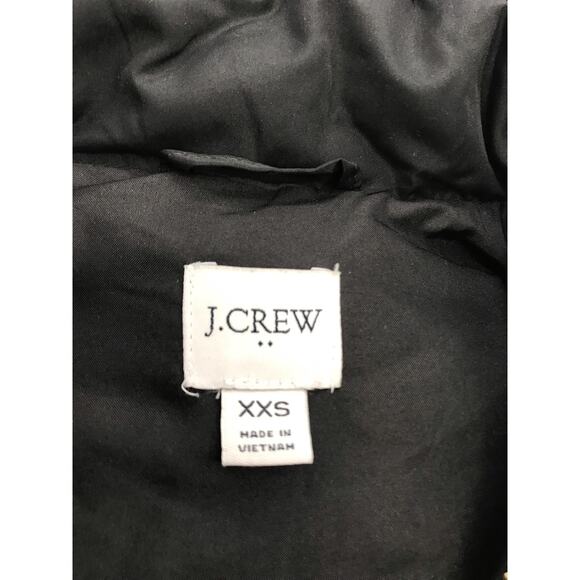 J. Crew Factory Women's Black Full Zip Quilted Vest Size XXS - Picture 8 of 11